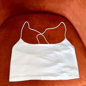 Windsor White Criss-cross Top